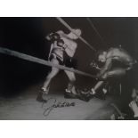 JAKE LAMOTTA LARGE AUTOGRAPHED PHOTO