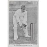 CRICKET ORIGINAL VINTAGE POSTCARD G. McGEGOR MIDDLESEX