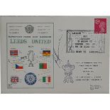 LEEDS UNITED BILLY BREMNER AUTOGRAPHED POSTAL COVER