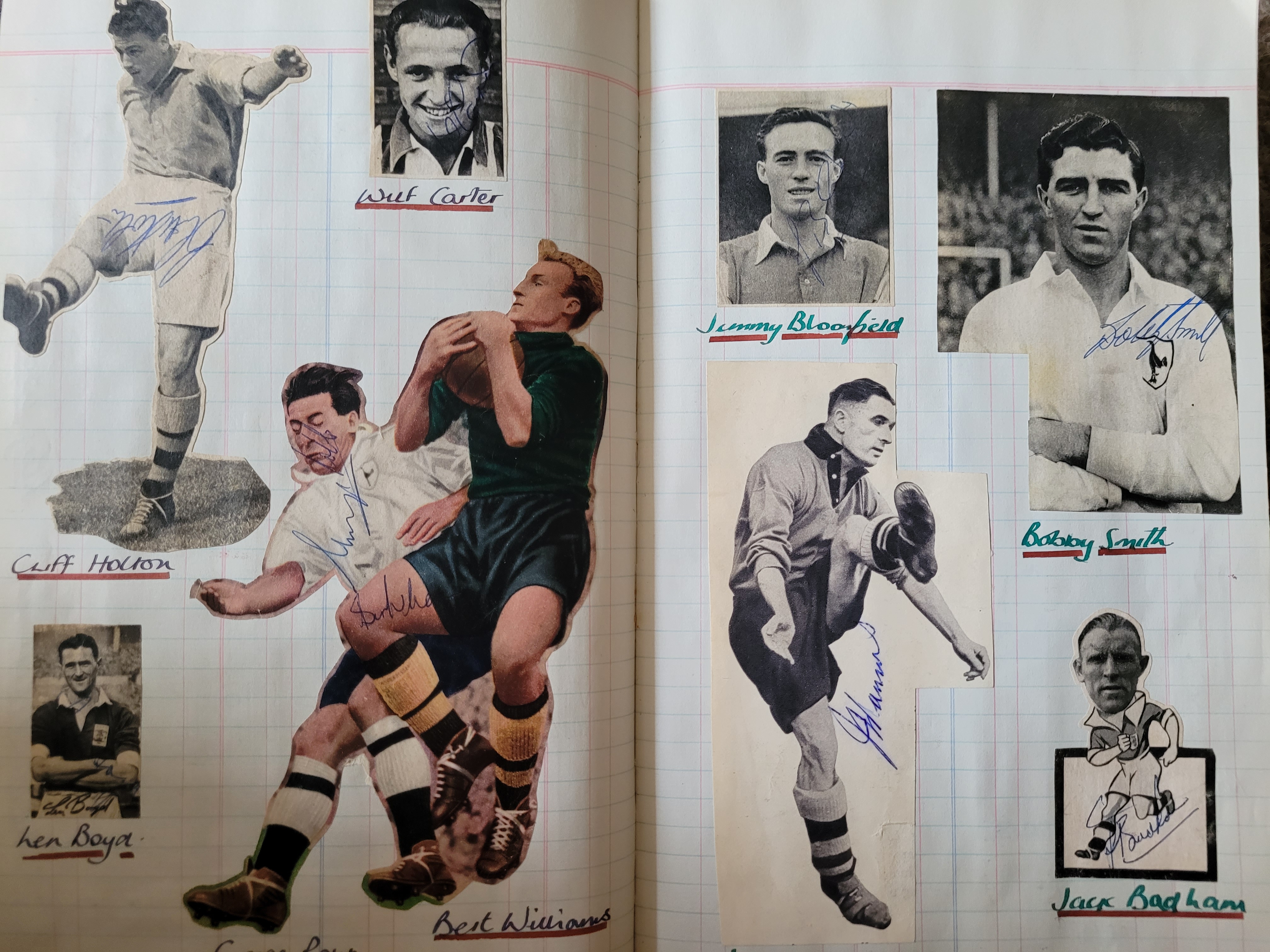 BOOK CONTAINING OVER 1,300 AUTOGRAPHED PICTURES INC' 4 OF MANCHESTER UNITED'S DUNCAN EDWARDS - Image 80 of 160