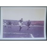 1958 RED STAR BELGRADE V MANCHESTER UNITED BILL FOULKES POSTCARDS X 3