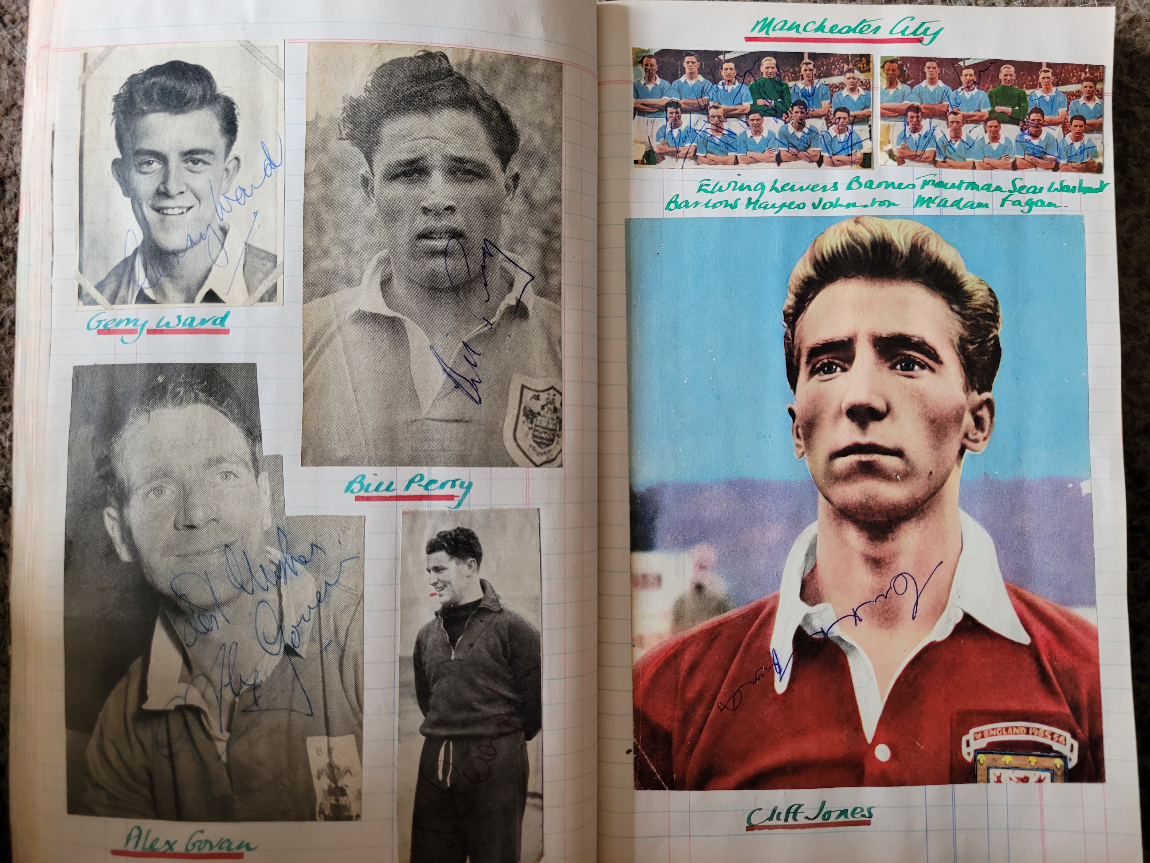 BOOK CONTAINING OVER 1,300 AUTOGRAPHED PICTURES INC' 4 OF MANCHESTER UNITED'S DUNCAN EDWARDS - Image 104 of 160