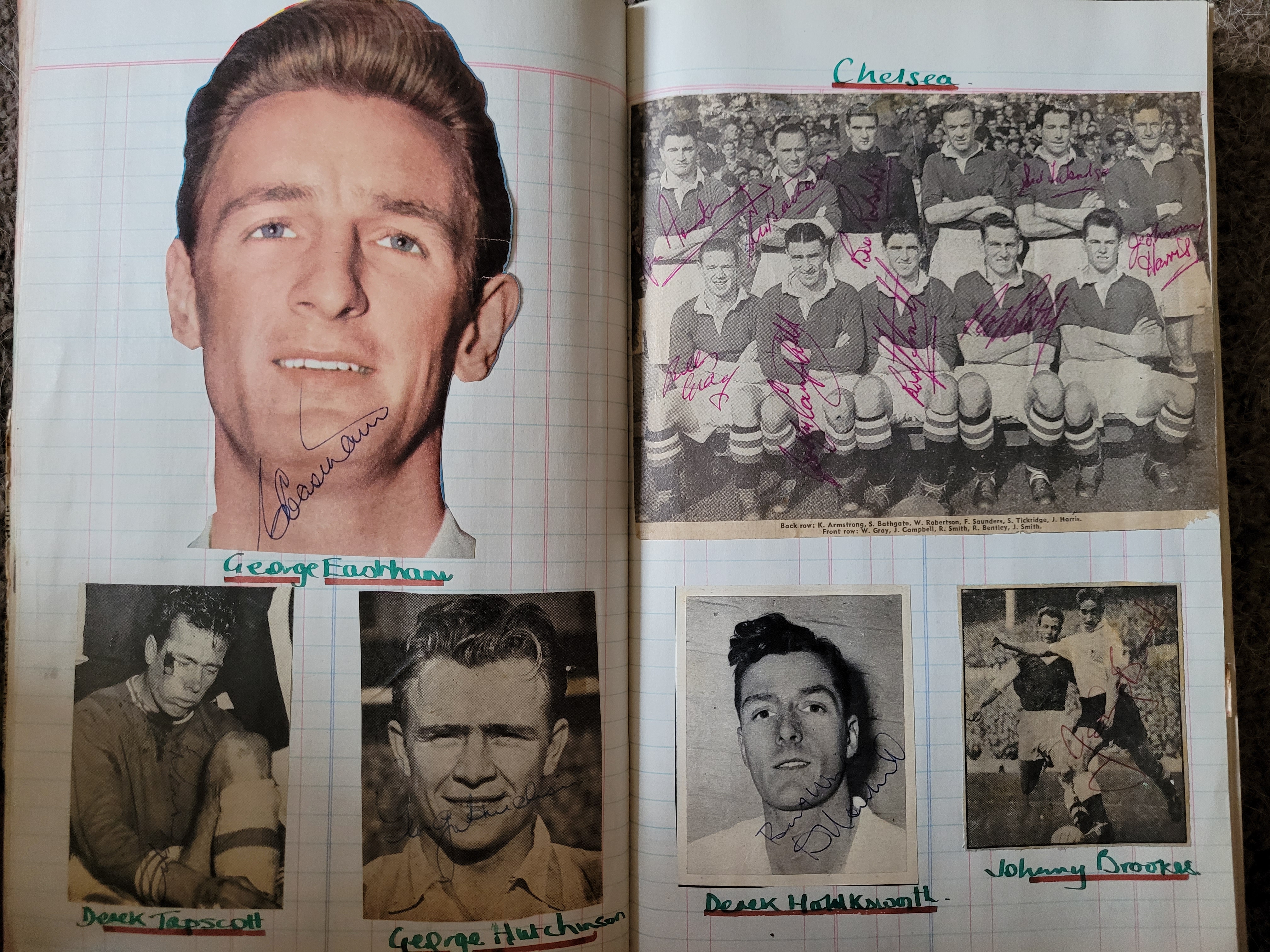 BOOK CONTAINING OVER 1,300 AUTOGRAPHED PICTURES INC' 4 OF MANCHESTER UNITED'S DUNCAN EDWARDS - Image 69 of 160