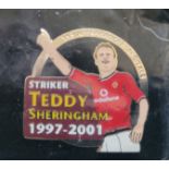 MANCHESTER UNITED LARGE TEDDY SHERINGHAM BADGE