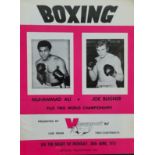 1975 MUHAMMAD ALI V JOE BUGNER VIEWSPORT BOXING PROGRAMME