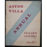 ASTON VILLA 1949-50 HANDBOOK