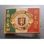 MANCHESTER UNITED IRISH REDS BADGE