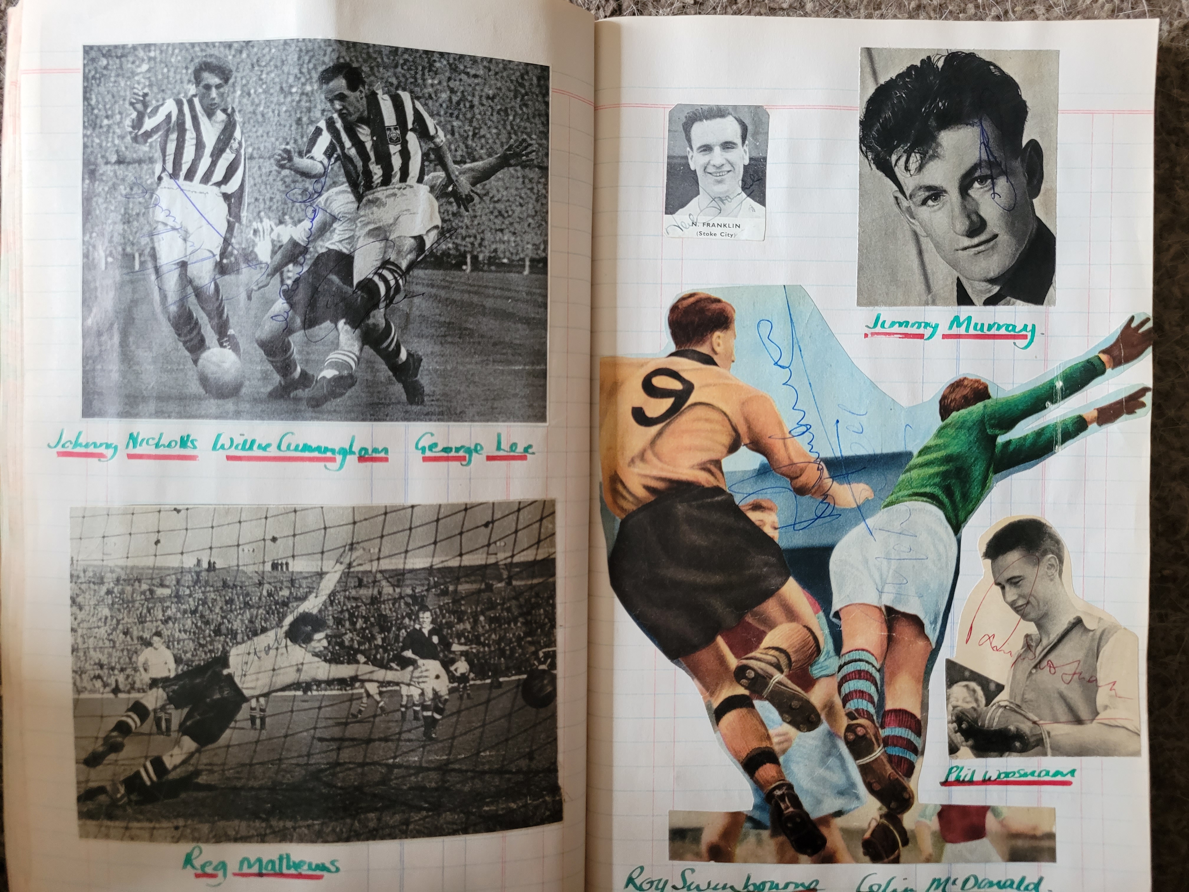 BOOK CONTAINING OVER 1,300 AUTOGRAPHED PICTURES INC' 4 OF MANCHESTER UNITED'S DUNCAN EDWARDS - Image 107 of 160