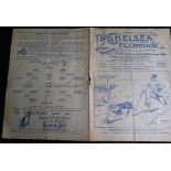 1935-36 CHELSEA V ASTON VILLA