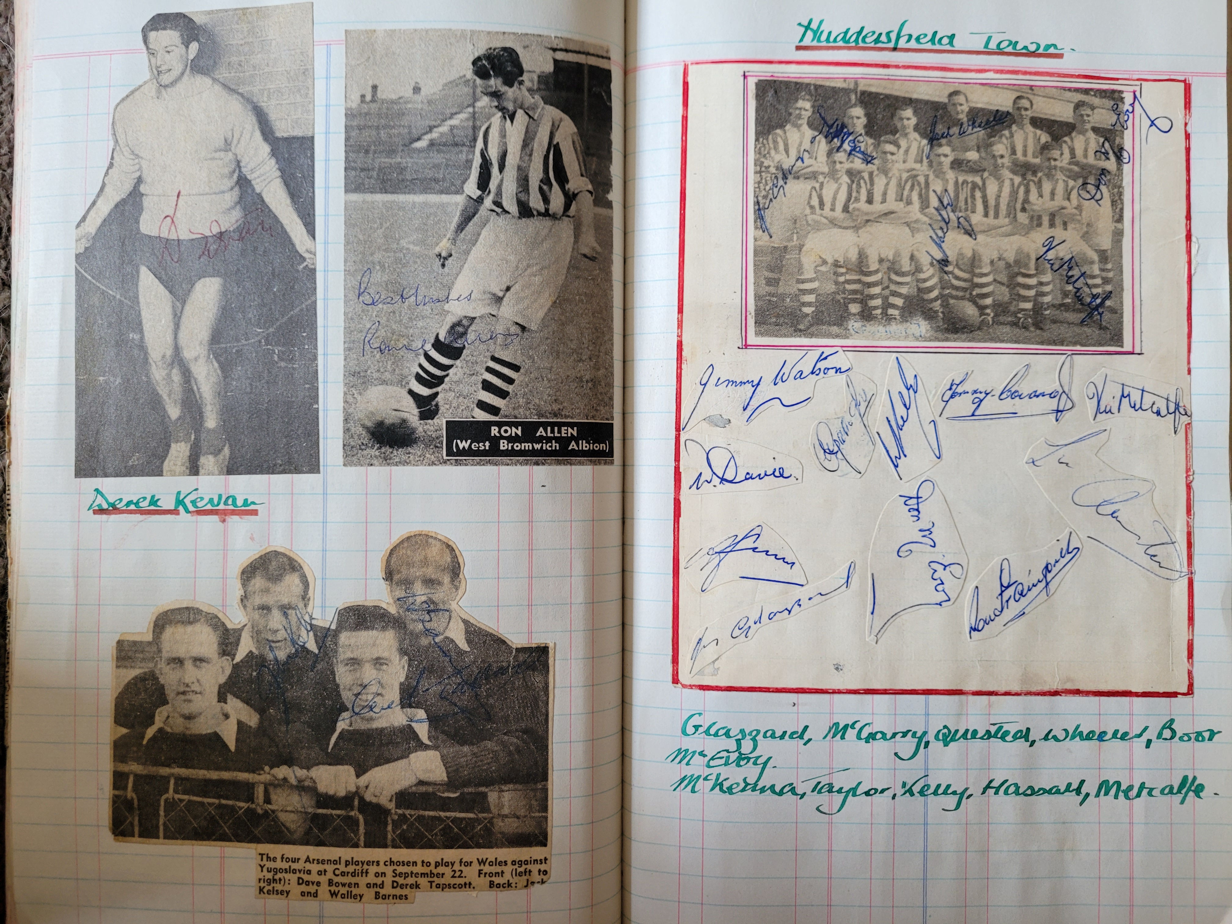 BOOK CONTAINING OVER 1,300 AUTOGRAPHED PICTURES INC' 4 OF MANCHESTER UNITED'S DUNCAN EDWARDS - Image 63 of 160