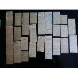 WALSALL 1920'S & 30'S ORIGINAL NEWSPAPER MATCH REPORTS X 22