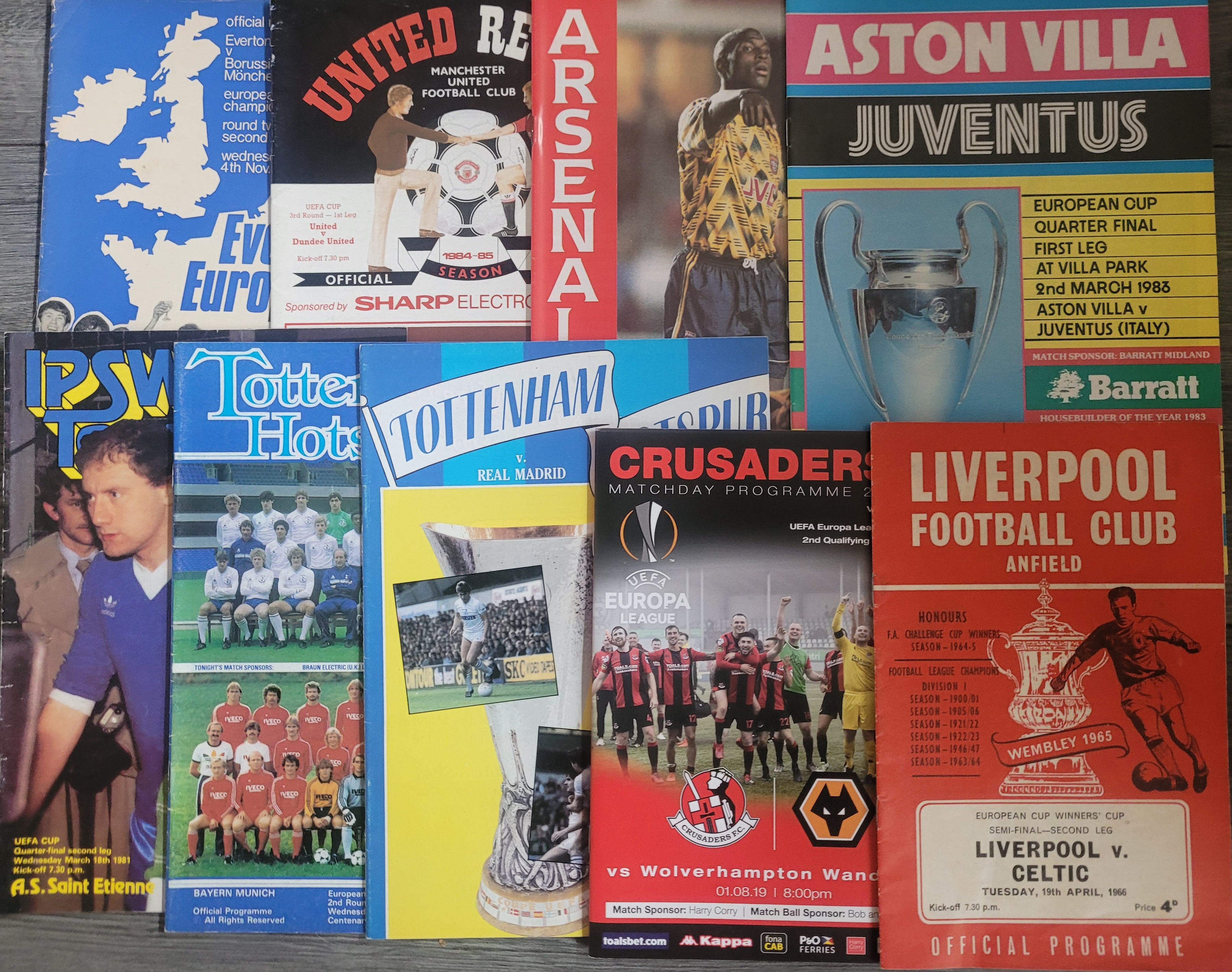 EUROPEAN CUPS PROGRAMMES X 167 - Image 13 of 16