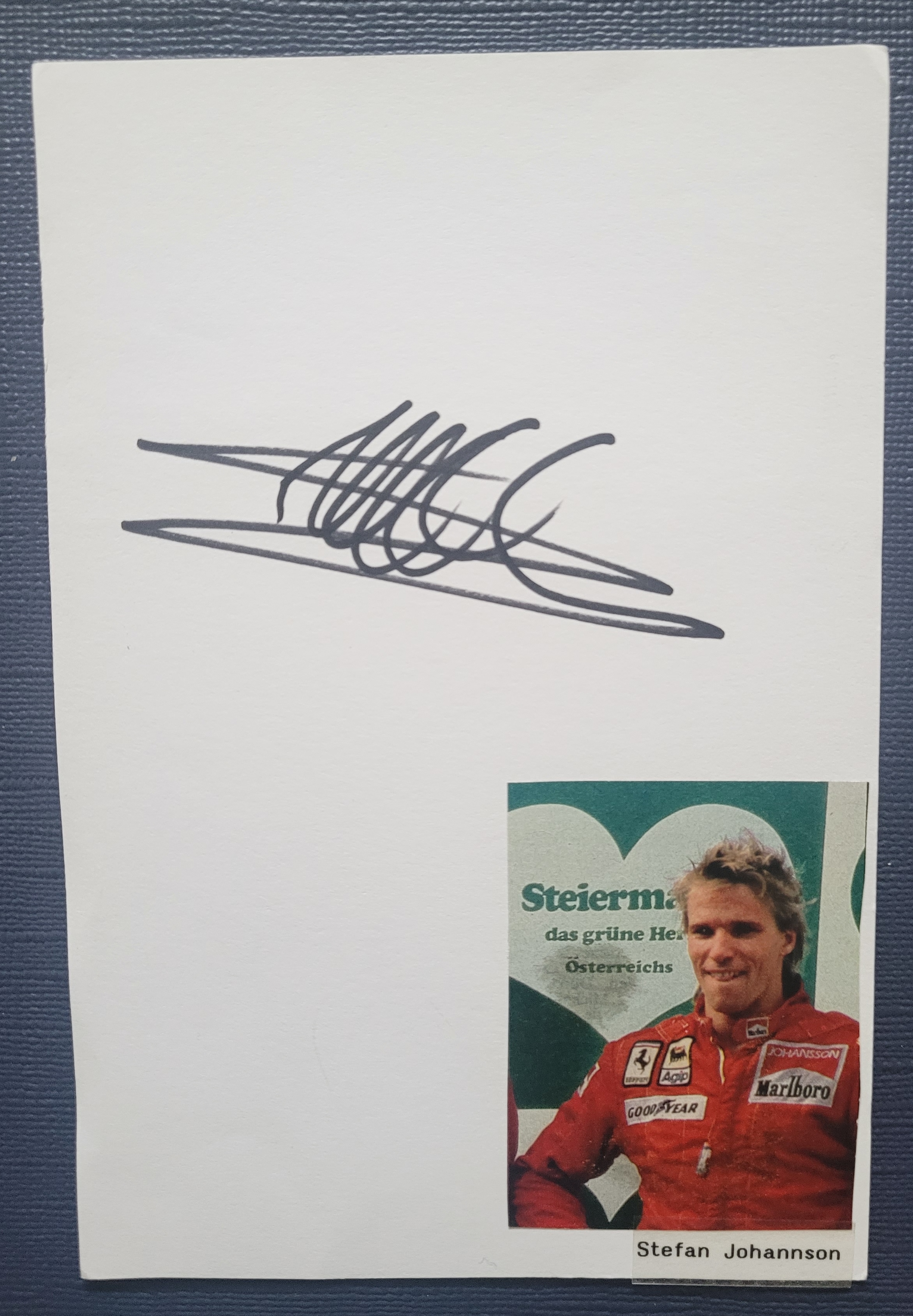 FORMULA ONE DRIVERS AUTOGRAPHS X 8 - Image 4 of 5