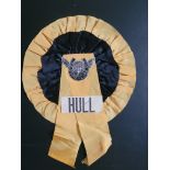 VINTAGE HULL CITY ROSETTE