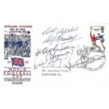 ENGLAND 1966 WORLD CUP WINNERS AUTOGRAPHED POSTAL COVER INC'S ALF RAMSEY