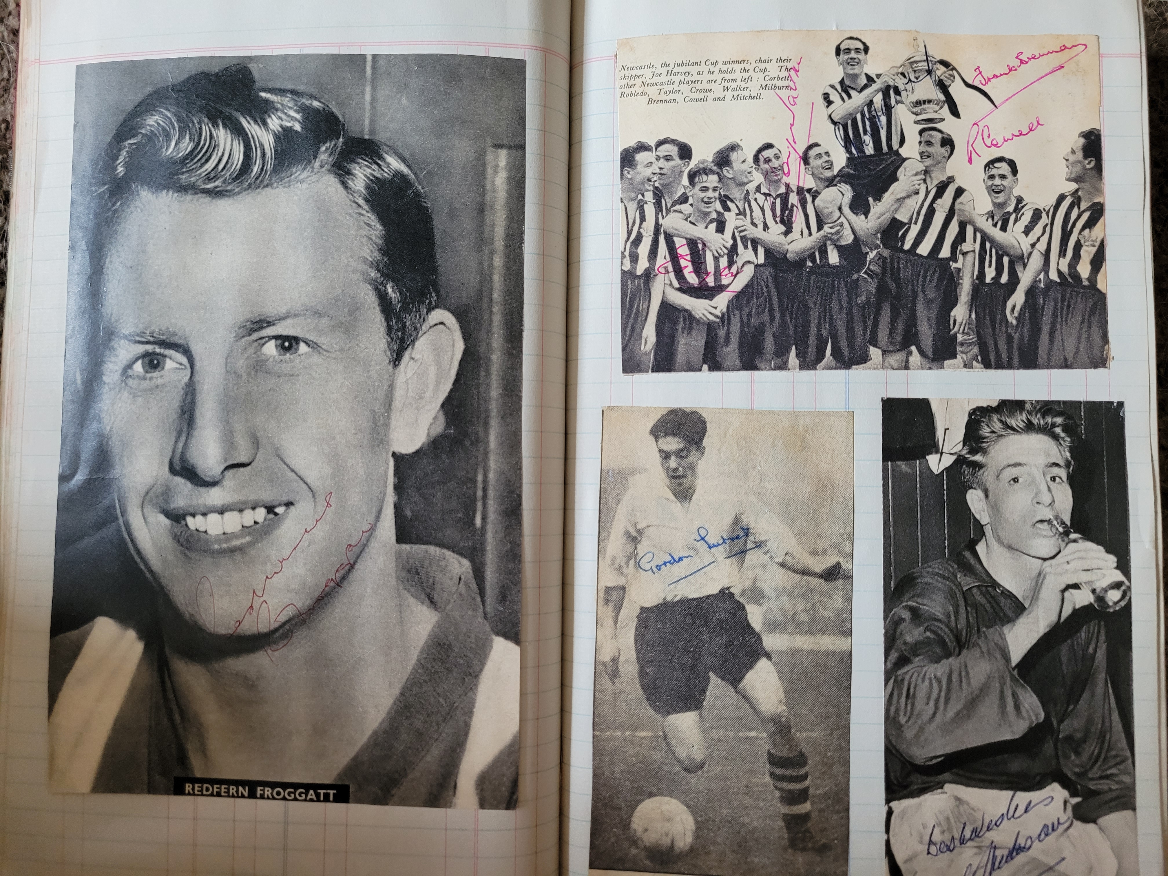 BOOK CONTAINING OVER 1,300 AUTOGRAPHED PICTURES INC' 4 OF MANCHESTER UNITED'S DUNCAN EDWARDS - Image 42 of 160