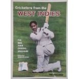 1963 WEST INDIES CRICKET TOUR TO ENGLAND AUTOGRAPHED BROCHURE