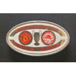 2002-03 MANCHESTER UNITED V OLYMPIACOS CHAMPIONS LGE BADGE