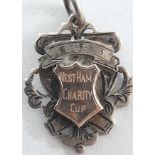 1902-03 WEST HAM CHARITY CUP MEDAL - CLAPTON V CLAPTON ORIENT