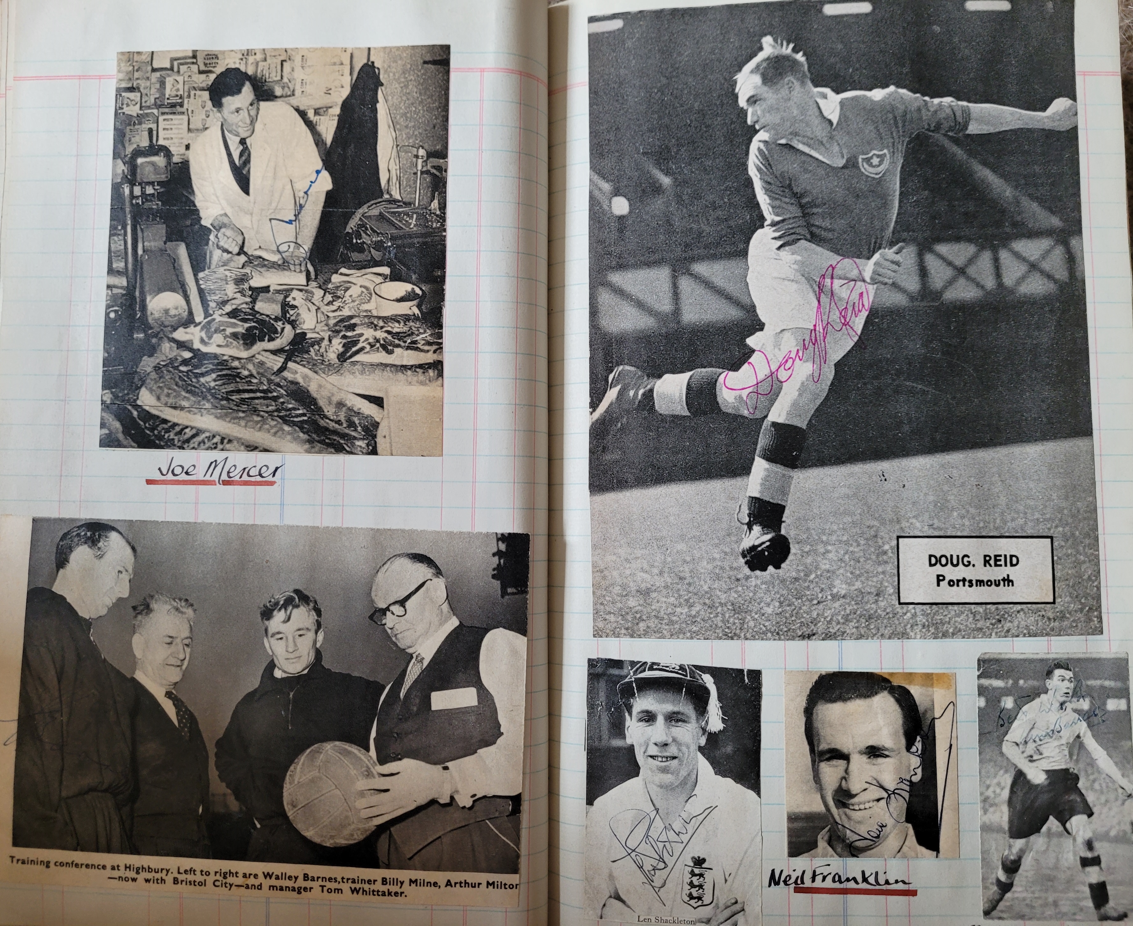 BOOK CONTAINING OVER 1,300 AUTOGRAPHED PICTURES INC' 4 OF MANCHESTER UNITED'S DUNCAN EDWARDS - Image 31 of 160