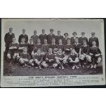 ORIGINAL POSTCARD OF THE 1906-07 SOUTH AFRICA RUGBY UNION TEAM