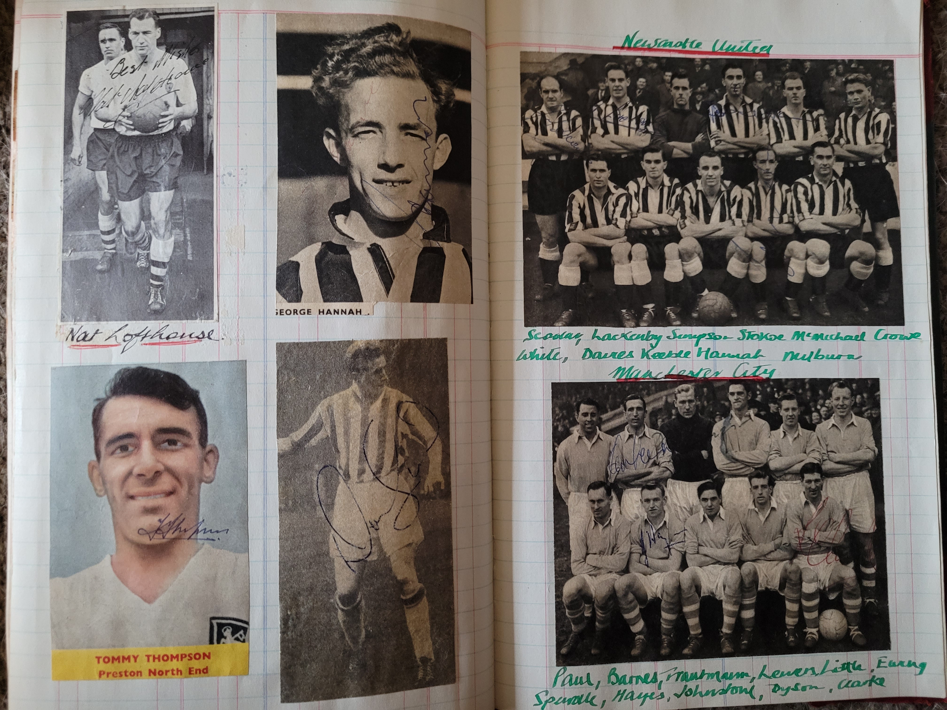BOOK CONTAINING OVER 1,300 AUTOGRAPHED PICTURES INC' 4 OF MANCHESTER UNITED'S DUNCAN EDWARDS - Image 147 of 160