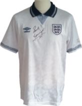 PAUL GASCOIGNE AUTOGRAPHED ENGLAND SHIRT