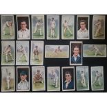 WD & HO WILLS CRICKET CIGARETTE CARDS 49 FROM SET OF 50 ( MISSING NUMBER 39 )