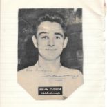 BRIAN CLOUGH AUTOGRAPHED PICTURE