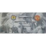 2000-01 DYNAMO KIEV V MANCHESTER UNITED CHAMPIONS LEAGUE TICKET