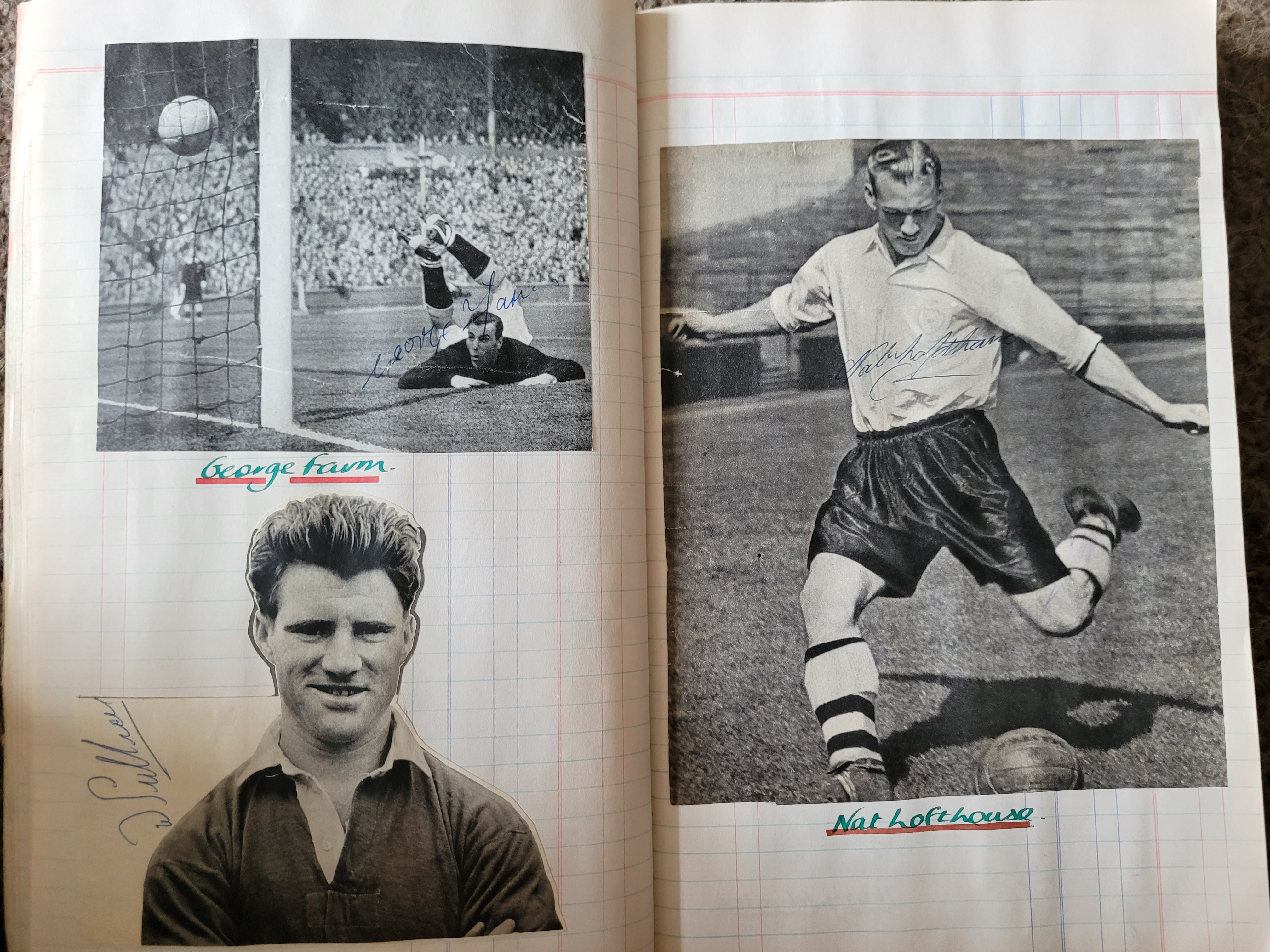 BOOK CONTAINING OVER 1,300 AUTOGRAPHED PICTURES INC' 4 OF MANCHESTER UNITED'S DUNCAN EDWARDS - Image 93 of 160