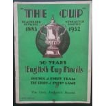 THE FA CUP 1883 TO 1932 BOOKLET