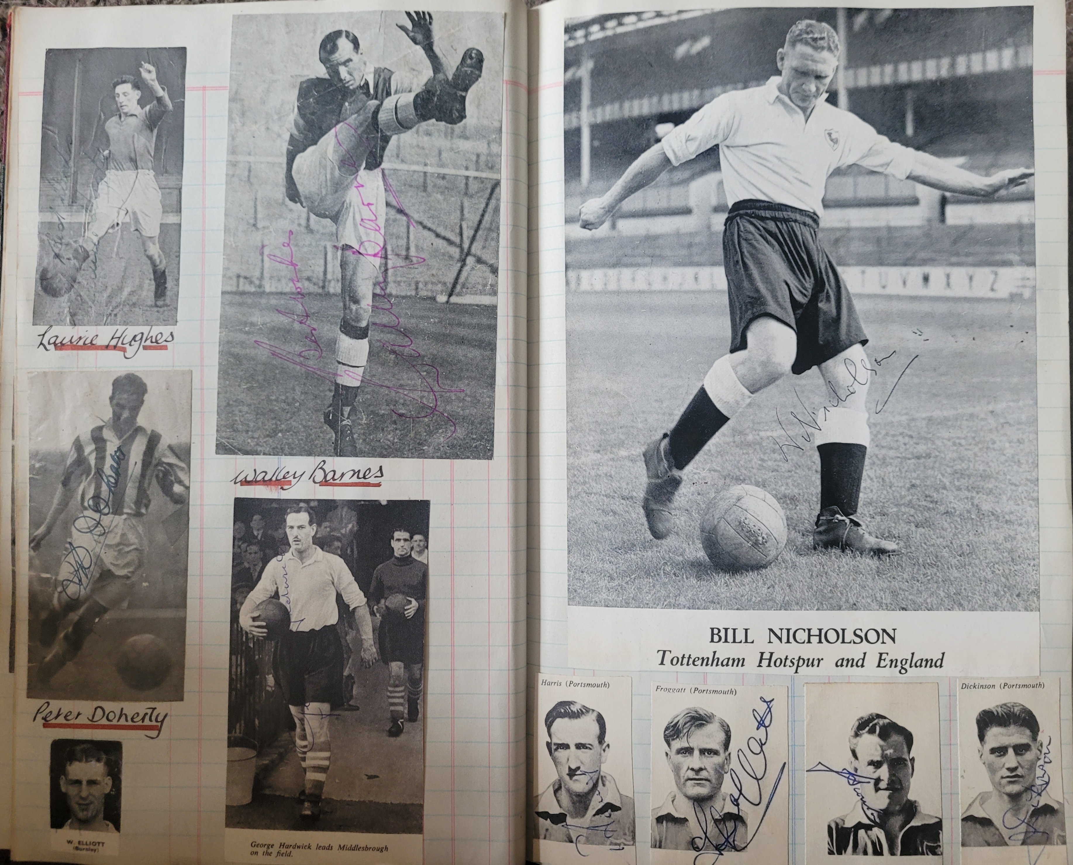 BOOK CONTAINING OVER 1,300 AUTOGRAPHED PICTURES INC' 4 OF MANCHESTER UNITED'S DUNCAN EDWARDS - Image 21 of 160