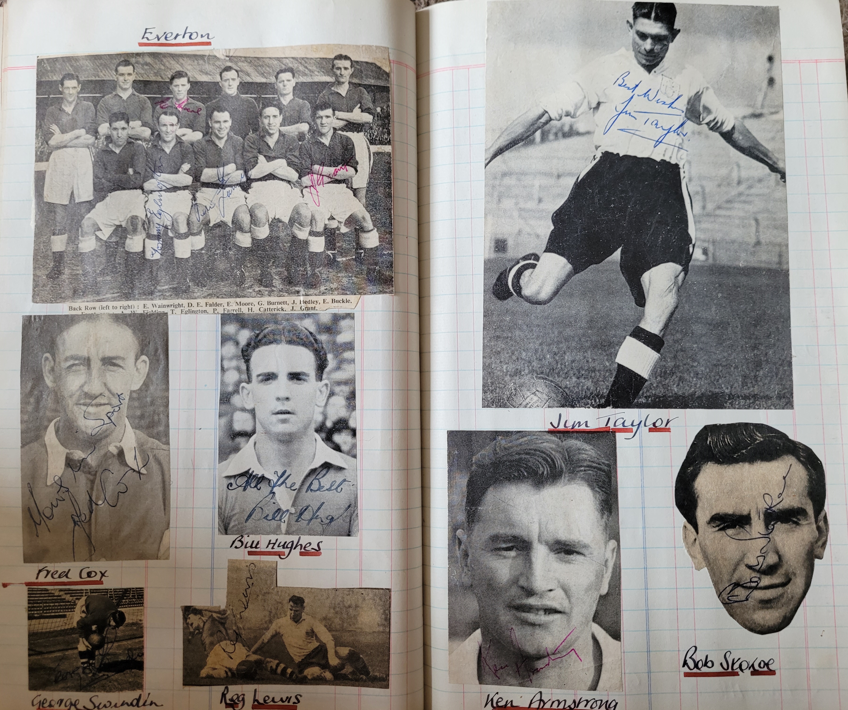 BOOK CONTAINING OVER 1,300 AUTOGRAPHED PICTURES INC' 4 OF MANCHESTER UNITED'S DUNCAN EDWARDS - Image 33 of 160