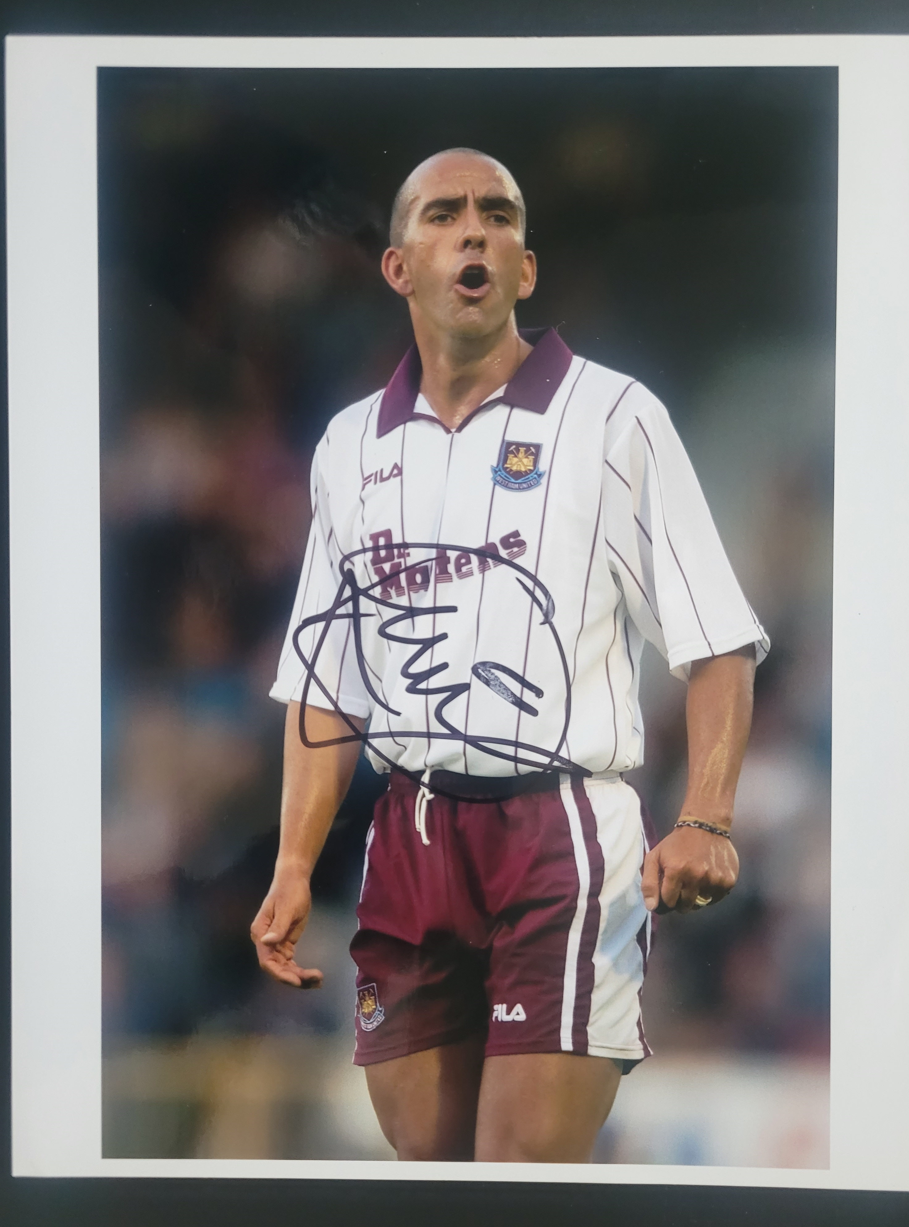 WEST HAM UNITED PAOLO DI CANIO AUTOGRAPHED PHOTO