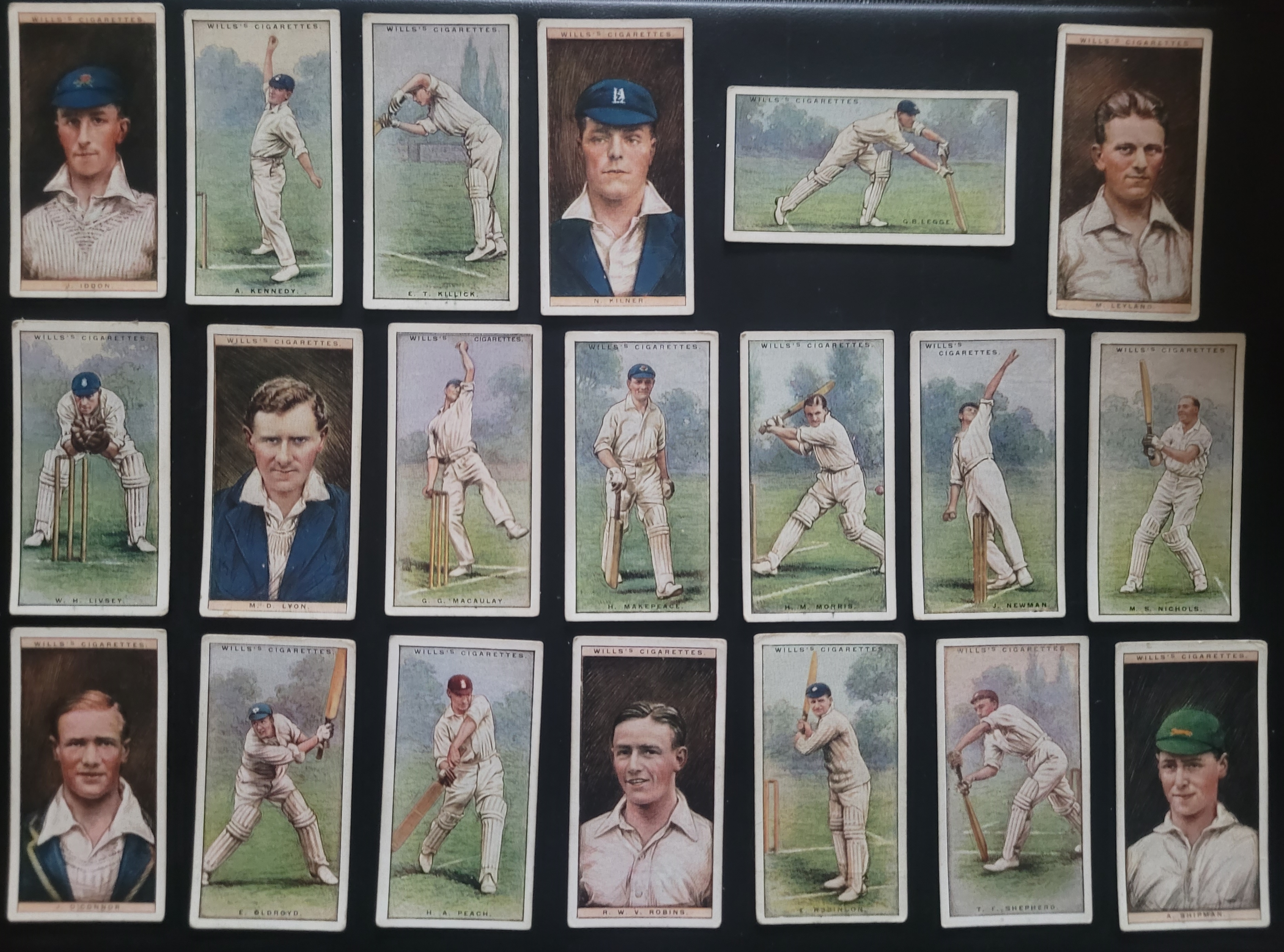 WD & HO WILLS CRICKET CIGARETTE CARDS 49 FROM SET OF 50 ( MISSING NUMBER 39 ) - Image 2 of 4