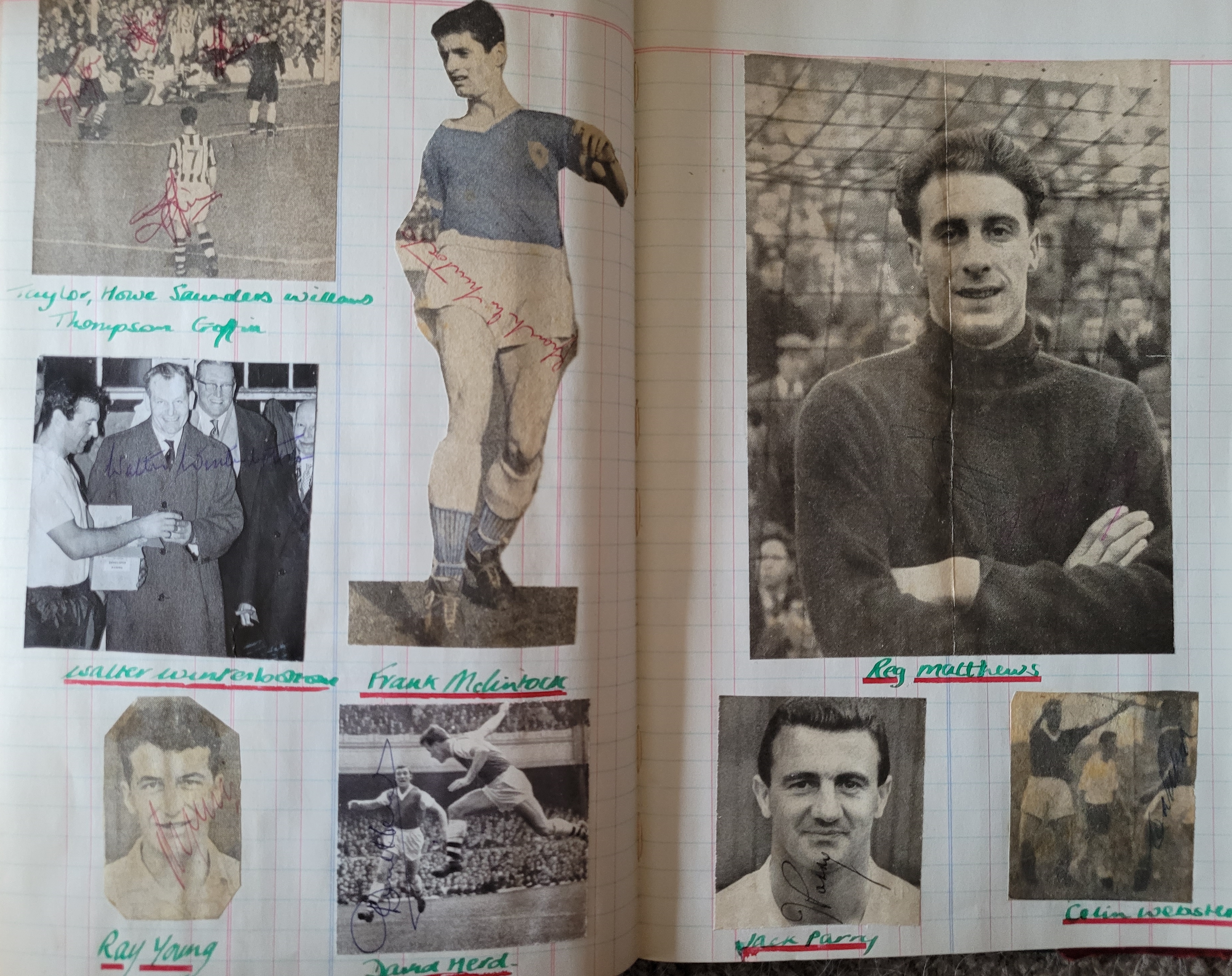 BOOK CONTAINING OVER 1,300 AUTOGRAPHED PICTURES INC' 4 OF MANCHESTER UNITED'S DUNCAN EDWARDS - Image 143 of 160