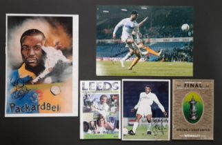 LEEDS UNITED AUTOGRAPHED ITEMS INC JOHN CHARLES