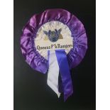 QUEENS PARK RANGERS VINTAGE ROSETTE