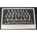 ORIGINAL POSTCARD OF THE 1933-34 AUSTRALIAN RUGBY LEAGUE TEAM