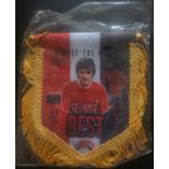 MANCHESTER UNITED GEORGE BEST PENNANT