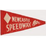 SPEEDWAY - 1940'S NEWCASTLE PENNANT