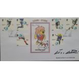 WORLD CUP POSTAL COVER AUTOGRAPHED BY EUSABIO