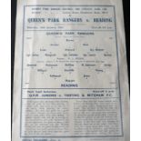 1942-43 QUEENS PARK RANGERS V READING