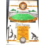 1953-54 WOLVERHAMPTON WANDERERS V ENGLAND YOUTH