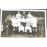 ORIGINAL 1925-26 SOUTHEND UNITED POSTCARD SHOWING THE TEAM THAT BEAT DERBY IN THE FA CUP