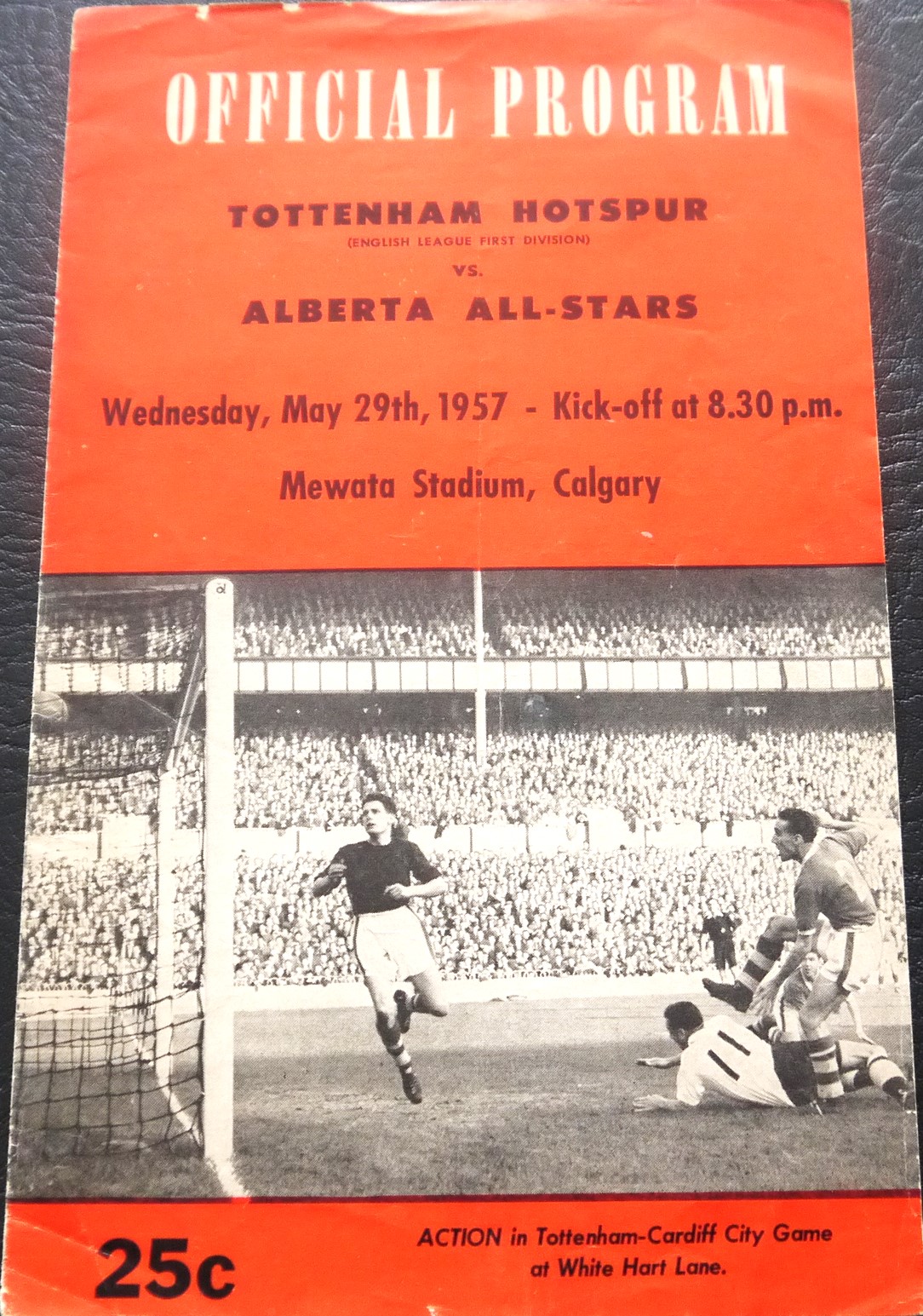 1957 ALBERTA ALL STARS V TOTTENHAM HOTSPUR