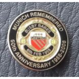 MANCHESTER UNITED MUNICH ANNIVERSARY BADGE