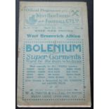 1924-25 WEST HAM UNITED V WEST BROMWICH ALBION
