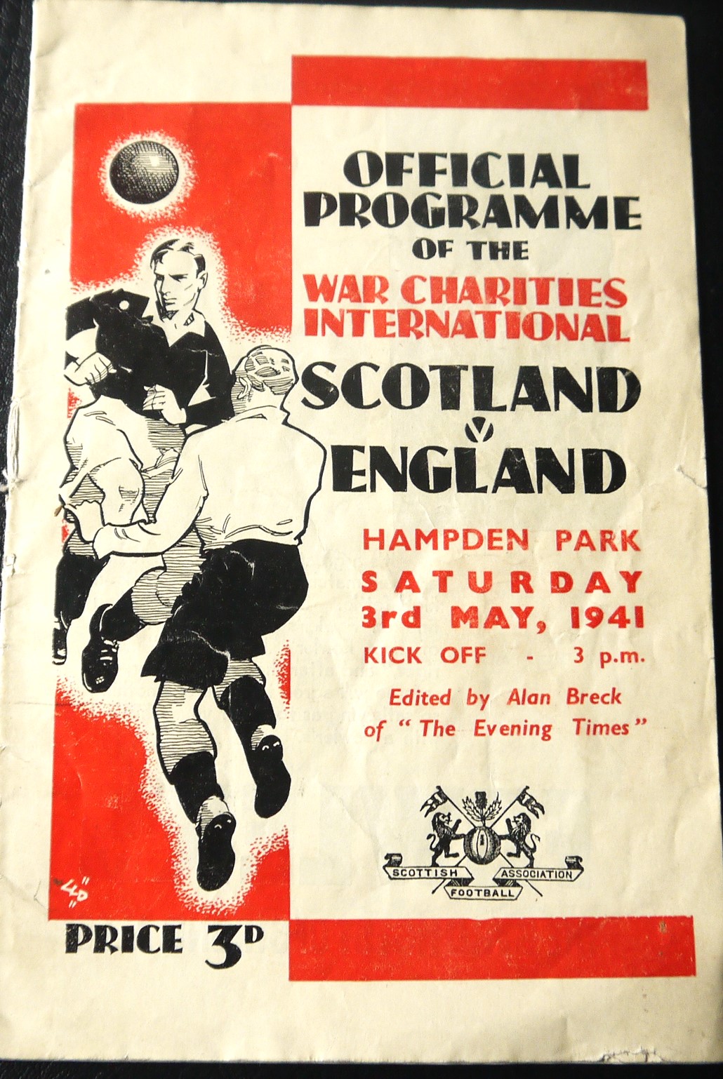 1940-41 SCOTLAND V ENGLAND